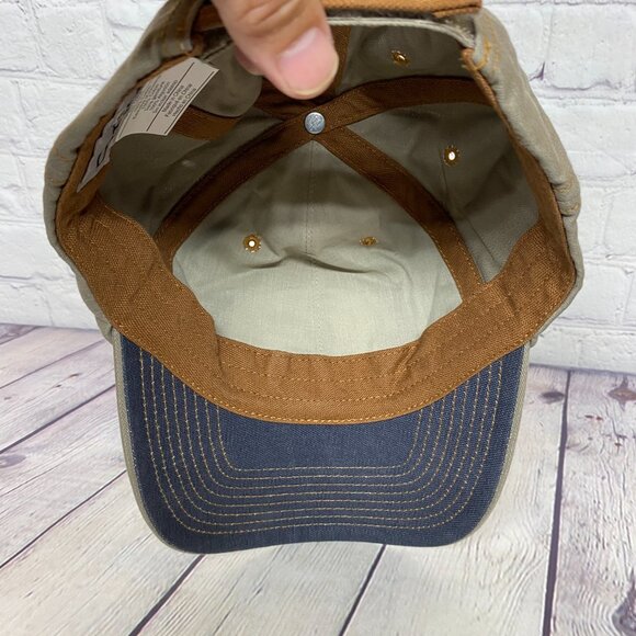 Carhartt Workwear Dad Hat Cap Strap Back Brown One Size Fits All Streetwear - Picture 7 of 8